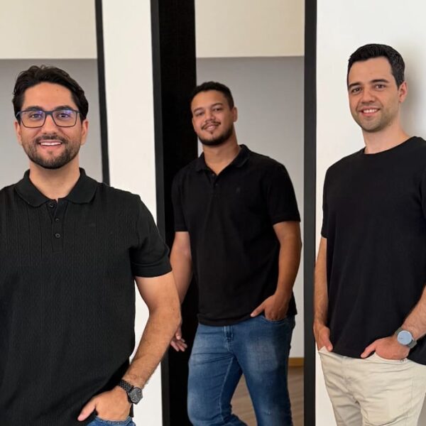 Fundadores ZiveAI: Lucas Anjos, João Pedro e Thalles de Morais.