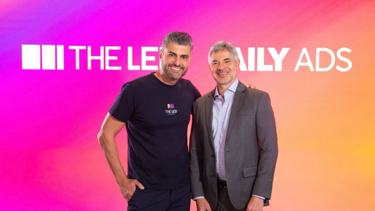 Richard Albanesi, Founder & CEO da THE LED, e Heitor Pontes, Founder da TailyAds e novo diretor de Novos Negócios da THE LED.
