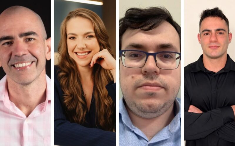 Marco Orsini, Luiza Travalloni, Wladimir Bocca e Guilherme Reinheimer
