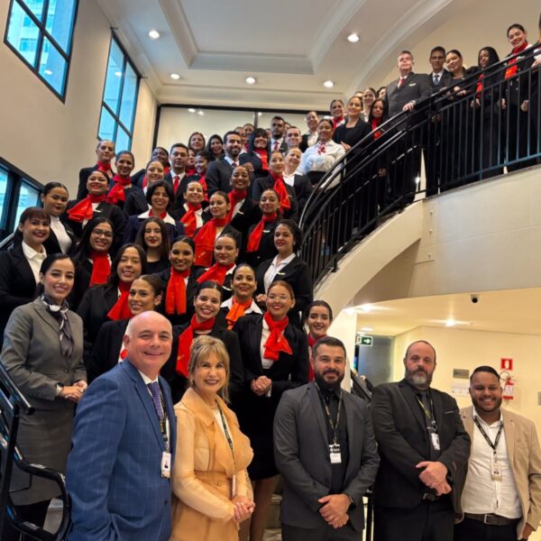 Turma do CEAB no Open Day, etapa presencial que fecha o ciclo da formação a distância.