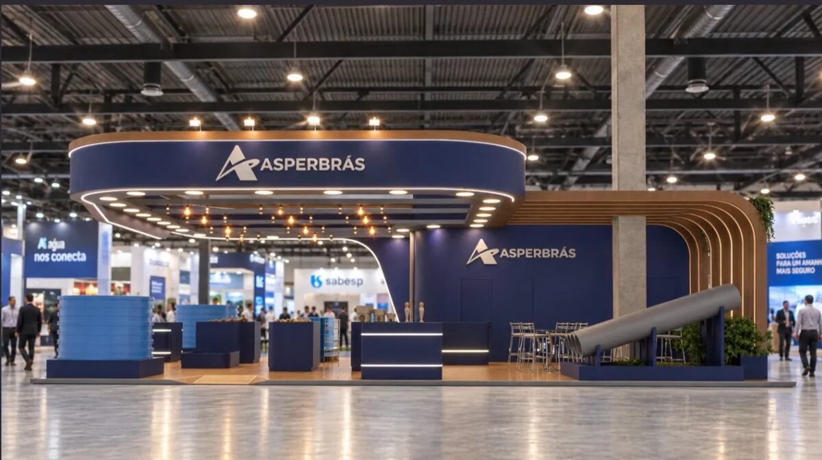 Estande Asperbras Fenasan 2026.