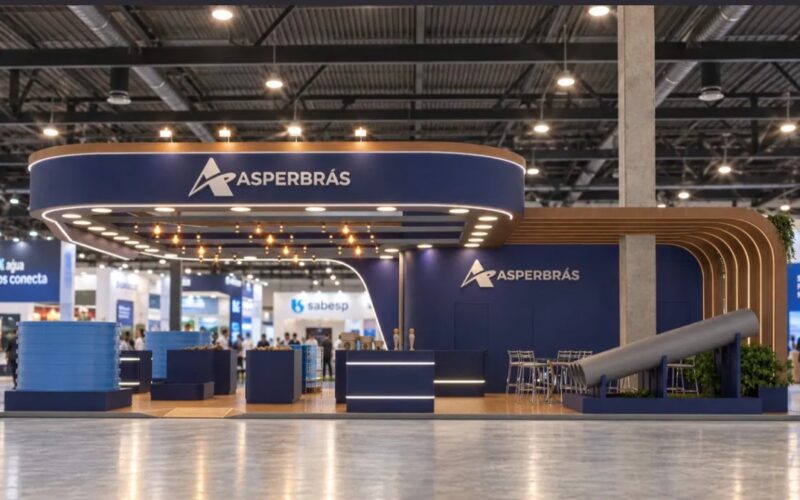 Estande Asperbras Fenasan 2026.