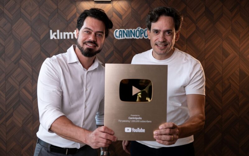 Caninópolis celebra 1 milhão de inscritos no YouTube e já ultrapassou 1,3 bilhão de visualizações.